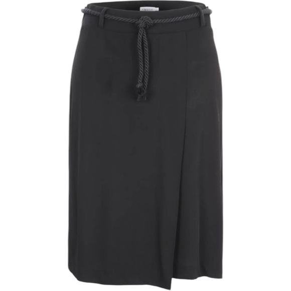 NWT Filippa K Twill Split Skirt in Black Size S - Picture 2 of 8